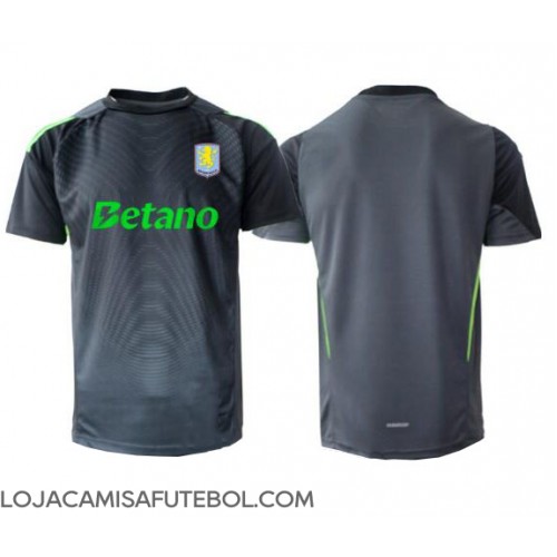 Camisa de Futebol Aston Villa Goleiro Equipamento Principal 2025-26 Manga Curta